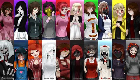 anna creepypasta|female creepypasta characters.